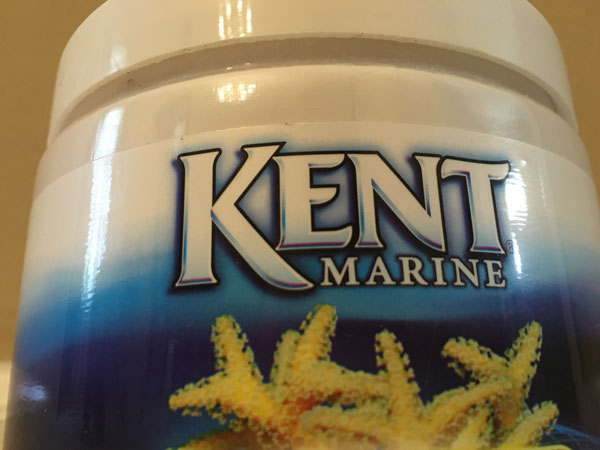 Kent marine logo on kalkwasser mix package