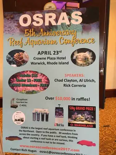 OSRAS reef aquarium conference poster